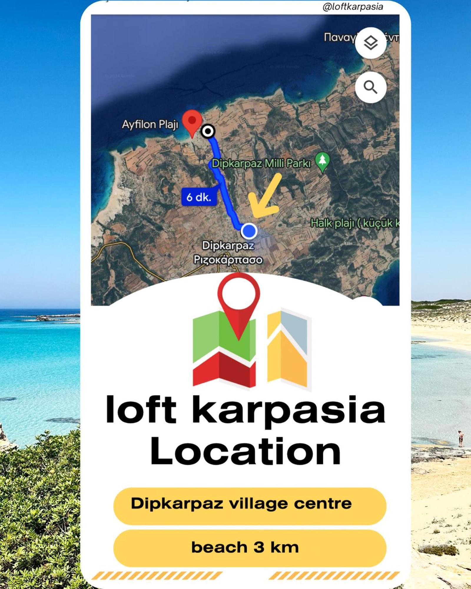 Loft Karpasia Rizokarpaso Kültér fotó